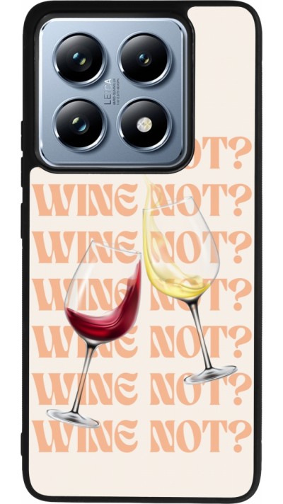 Xiaomi 14T Pro Case Hülle - Silikon schwarz Wine not