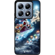 Xiaomi 14T Pro Case Hülle - Silikon schwarz Weihnachten 2023 Verzauberter Weihnachtsmann