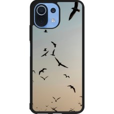 Coque Xiaomi Mi 11 Lite 5G - Silicone rigide noir Autumn 22 flying birds shadow