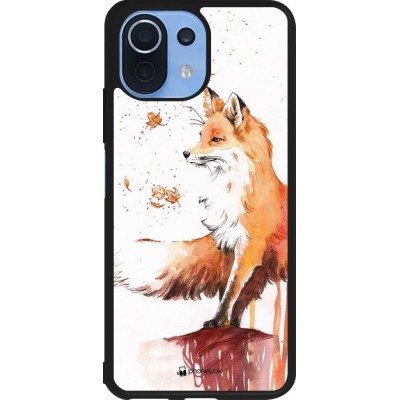 Coque Xiaomi Mi 11 Lite 5G - Silicone rigide noir Autumn 21 Fox