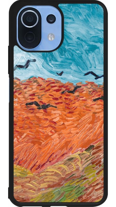 Coque Xiaomi Mi 11 Lite 5G - Silicone rigide noir Autumn 22 Van Gogh style