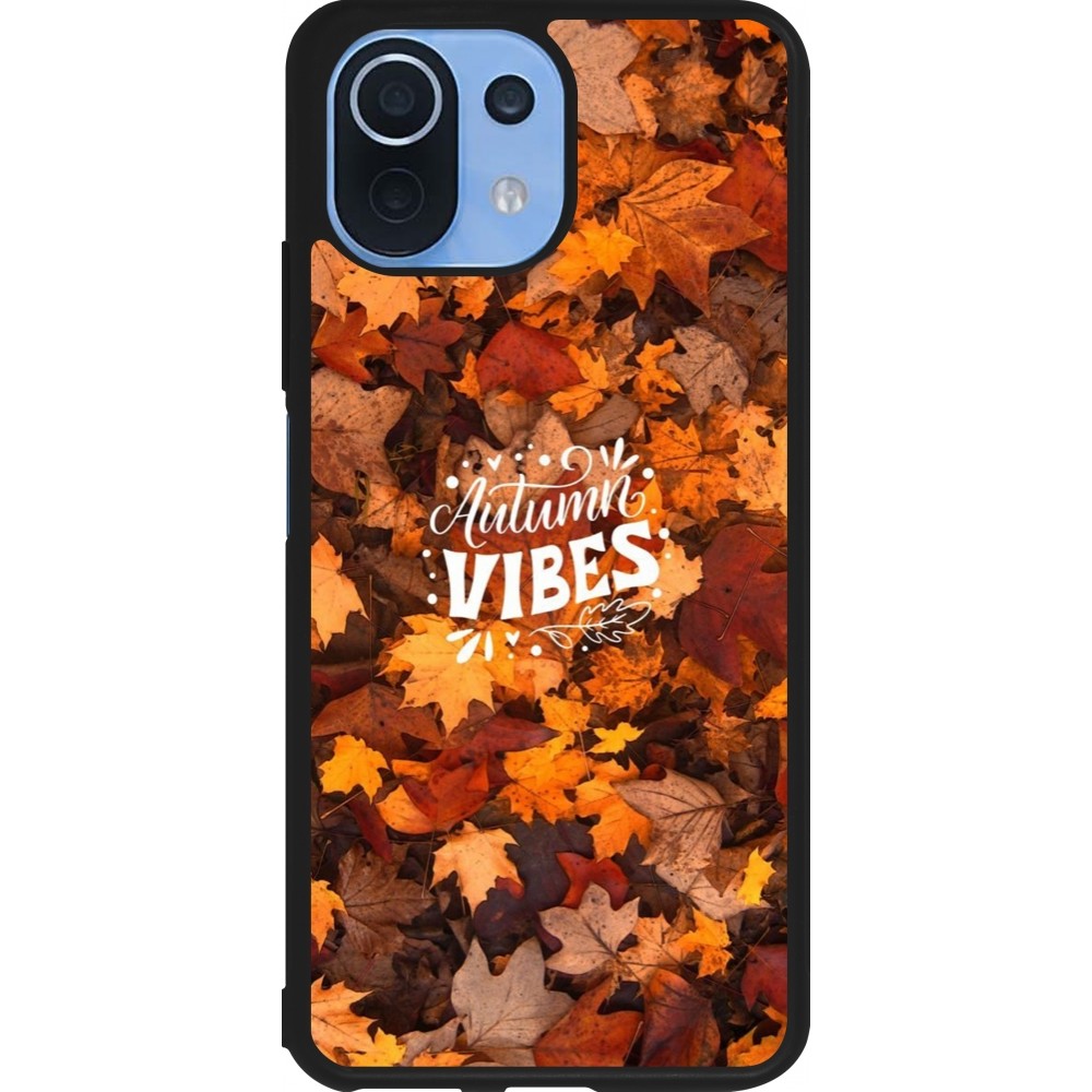 Xiaomi Mi 11 Lite 5G Case Hülle - Silikon schwarz Autumn 25 Autumn vibes