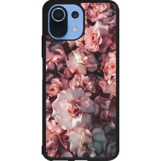 Xiaomi Mi 11 Lite 5G Case Hülle - Silikon schwarz Beautiful Roses