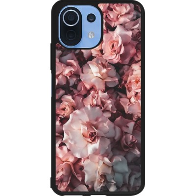 Xiaomi Mi 11 Lite 5G Case Hülle - Silikon schwarz Beautiful Roses