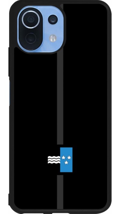 Coque Xiaomi Mi 11 Lite 5G - Silicone rigide noir Canton AG noir