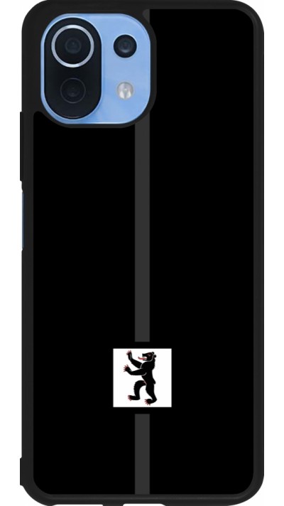 Coque Xiaomi Mi 11 Lite 5G - Silicone rigide noir Canton AI noir