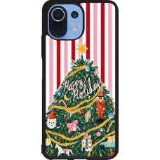Coque Xiaomi Mi 11 Lite 5G - Silicone rigide noir Christmas 25 Happy Holiday