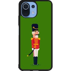 Coque Xiaomi Mi 11 Lite 5G - Silicone rigide noir Christmas 25 Nutcracker Green