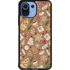 Coque Xiaomi Mi 11 Lite 5G - Silicone rigide noir Christmas 25 Pattern Ginger Cookie