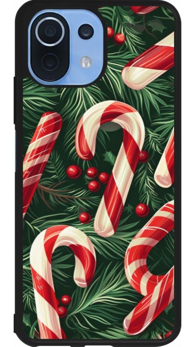Coque Xiaomi Mi 11 Lite 5G - Silicone rigide noir Christmas 25 Xmas Stick