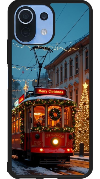 Coque Xiaomi Mi 11 Lite 5G - Silicone rigide noir Christmas 25 Xmas Train