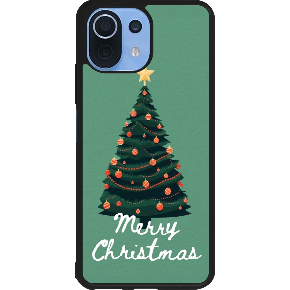Coque Xiaomi Mi 11 Lite 5G - Silicone rigide noir Christmas 25 Xmas Tree