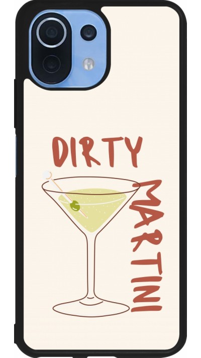 Xiaomi Mi 11 Lite 5G Case Hülle - Silikon schwarz Cocktail Dirty Martini