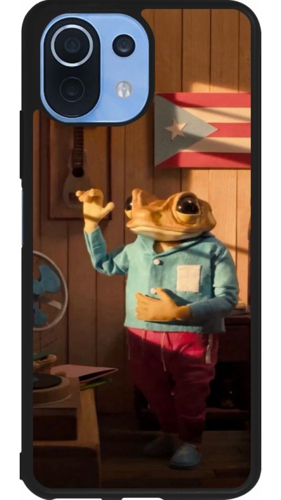 Coque Xiaomi Mi 11 Lite 5G - Silicone rigide noir Dancing frog DTMF