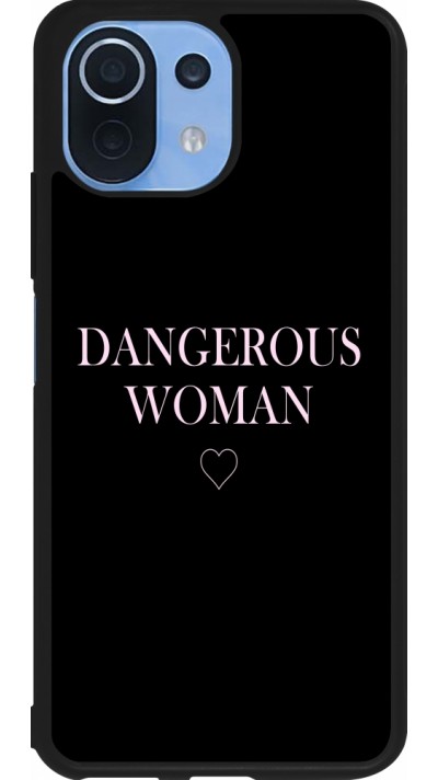 Coque Xiaomi Mi 11 Lite 5G - Silicone rigide noir Dangerous woman