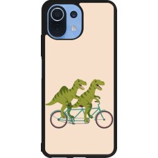Xiaomi Mi 11 Lite 5G Case Hülle - Silikon schwarz Dinosaurs on bikes 2026