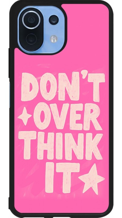 Xiaomi Mi 11 Lite 5G Case Hülle - Silikon schwarz Dont over think it 2026