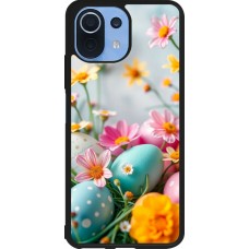Xiaomi Mi 11 Lite 5G Case Hülle - Silikon schwarz Easter 2026 Eggs with flowers