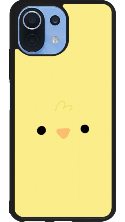 Coque Xiaomi Mi 11 Lite 5G - Silicone rigide noir Easter 2026 Little chicken