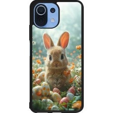 Coque Xiaomi Mi 11 Lite 5G - Silicone rigide noir Easter 2026 Rabbit in the garden
