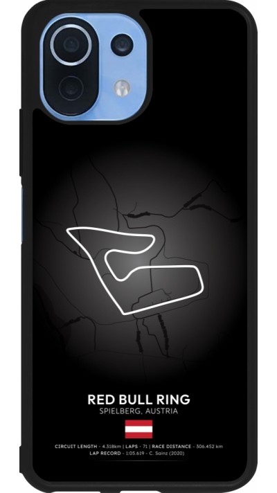 Coque Xiaomi Mi 11 Lite 5G - Silicone rigide noir F1 Track 2025 Austria