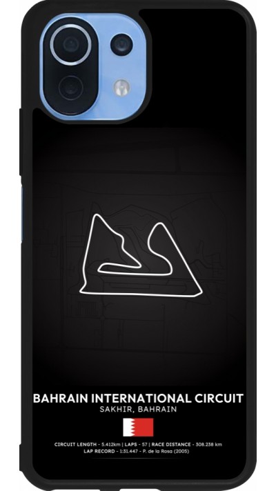 Coque Xiaomi Mi 11 Lite 5G - Silicone rigide noir F1 Track 2025 Bahrain