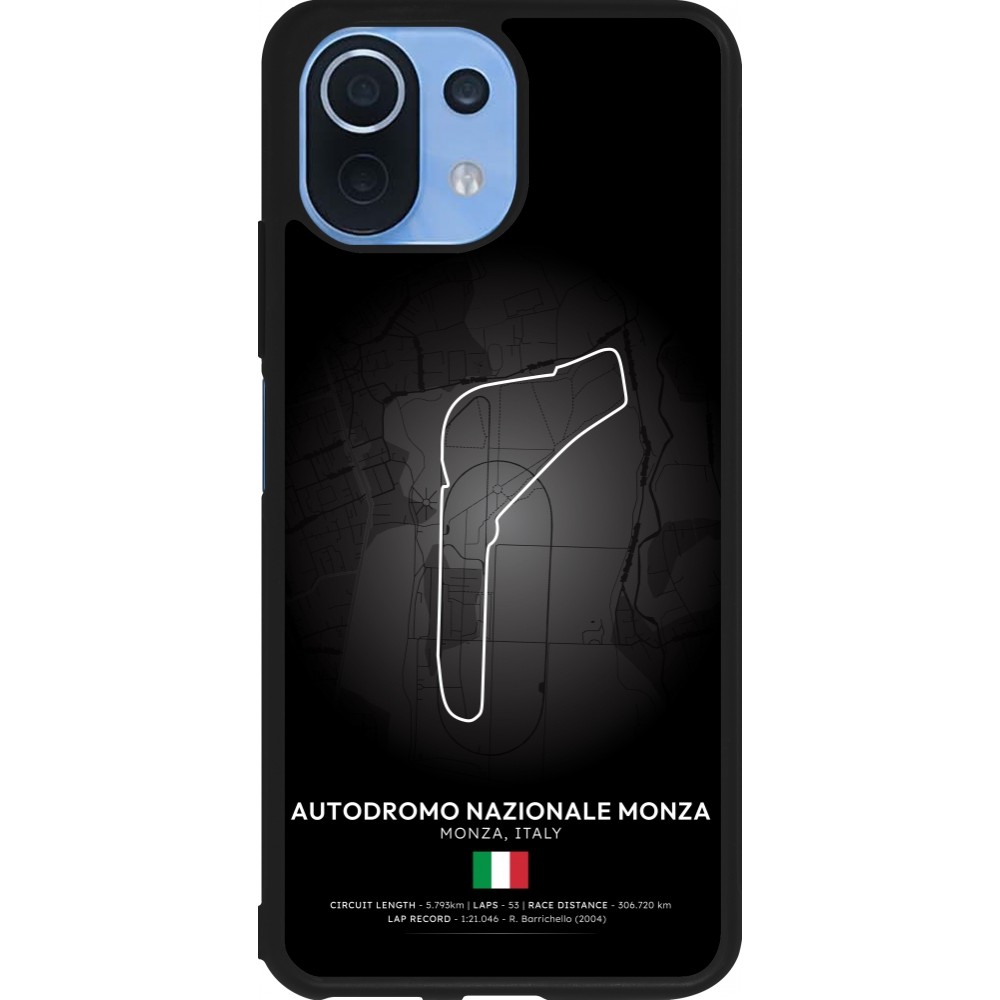 Coque Xiaomi Mi 11 Lite 5G - Silicone rigide noir F1 Track 2025 Italy