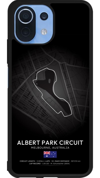 Coque Xiaomi Mi 11 Lite 5G - Silicone rigide noir F1 Track 2025 Melbourne