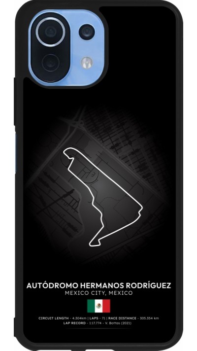 Coque Xiaomi Mi 11 Lite 5G - Silicone rigide noir F1 Track 2025 Mexico