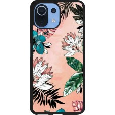 Coque Xiaomi Mi 11 Lite 5G - Silicone rigide noir Flowers Artprint