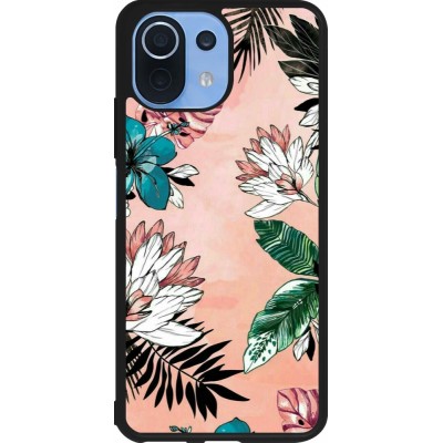 Coque Xiaomi Mi 11 Lite 5G - Silicone rigide noir Flowers Artprint