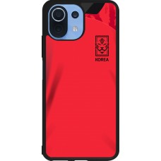 Xiaomi Mi 11 Lite 5G Case Hülle - Silikon schwarz Südkorea 2022 personalisierbares Fussballtrikot