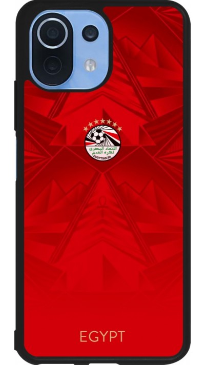 Coque Xiaomi Mi 11 Lite 5G - Silicone rigide noir Maillot de football Égypte 2026 personnalisable