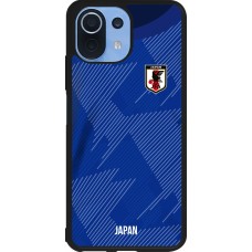 Coque Xiaomi Mi 11 Lite 5G - Silicone rigide noir Maillot de football Japon 2022 personnalisable