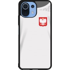 Coque Xiaomi Mi 11 Lite 5G - Silicone rigide noir Maillot de football Pologne 2022 personnalisable