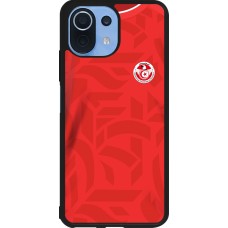 Coque Xiaomi Mi 11 Lite 5G - Silicone rigide noir Maillot de football Tunisie 2022 personnalisable