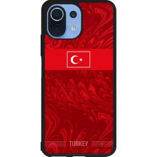Coque Xiaomi Mi 11 Lite 5G - Silicone rigide noir Maillot de football Turquie 2026 personnalisable