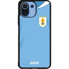 Xiaomi Mi 11 Lite 5G Case Hülle - Silikon schwarz Uruguay 2022 personalisierbares Fussballtrikot