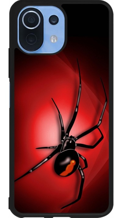 Xiaomi Mi 11 Lite 5G Case Hülle - Silikon schwarz Halloween 2023 spider black widow