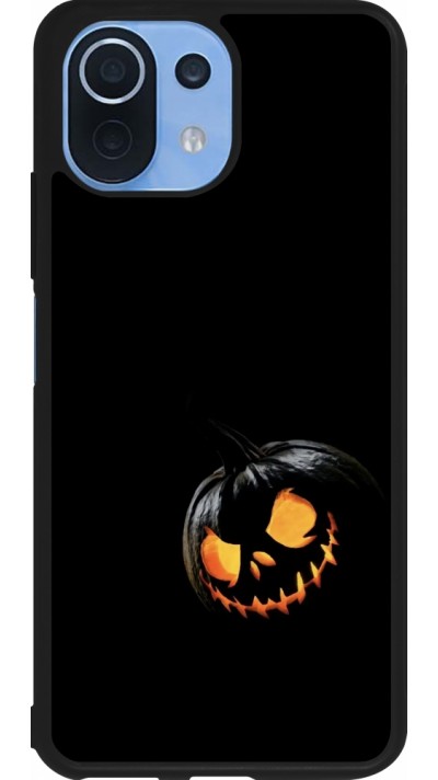Xiaomi Mi 11 Lite 5G Case Hülle - Silikon schwarz Halloween 2023 discreet pumpkin