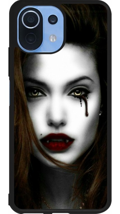 Coque Xiaomi Mi 11 Lite 5G - Silicone rigide noir Halloween 2023 gothic vampire
