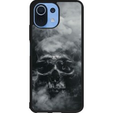 Xiaomi Mi 11 Lite 5G Case Hülle - Silikon schwarz Halloween 2024 smoky skull