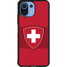 Coque Xiaomi Mi 11 Lite 5G - Silicone rigide noir Hockey World Championship Ecusson Suisse
