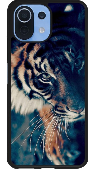 Xiaomi Mi 11 Lite 5G Case Hülle - Silikon schwarz Incredible Lion