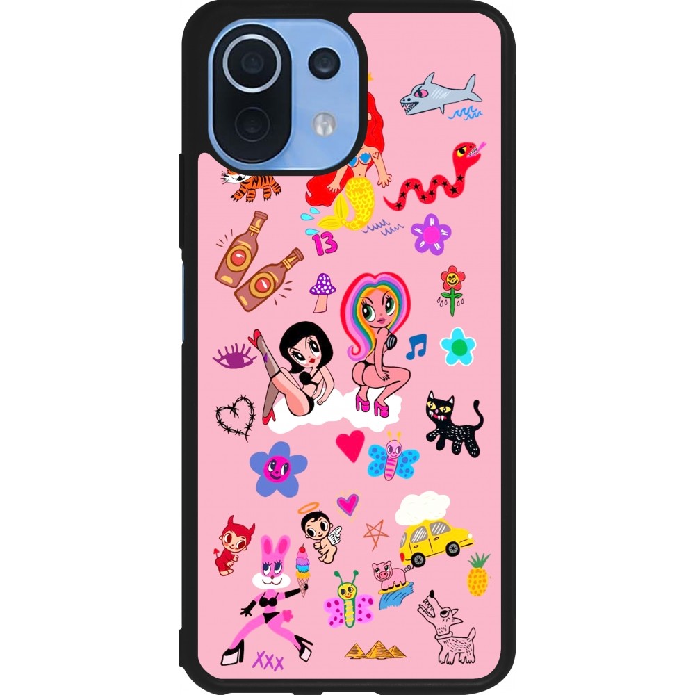 Coque Xiaomi Mi 11 Lite 5G - Silicone rigide noir Karol G La Bichota Manana Sera Bonito
