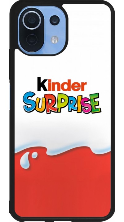Coque Xiaomi Mi 11 Lite 5G - Silicone rigide noir Kinder Surprise