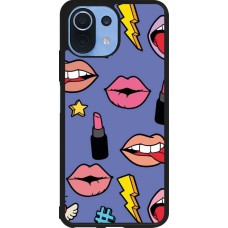 Xiaomi Mi 11 Lite 5G Case Hülle - Silikon schwarz Lips and lipgloss