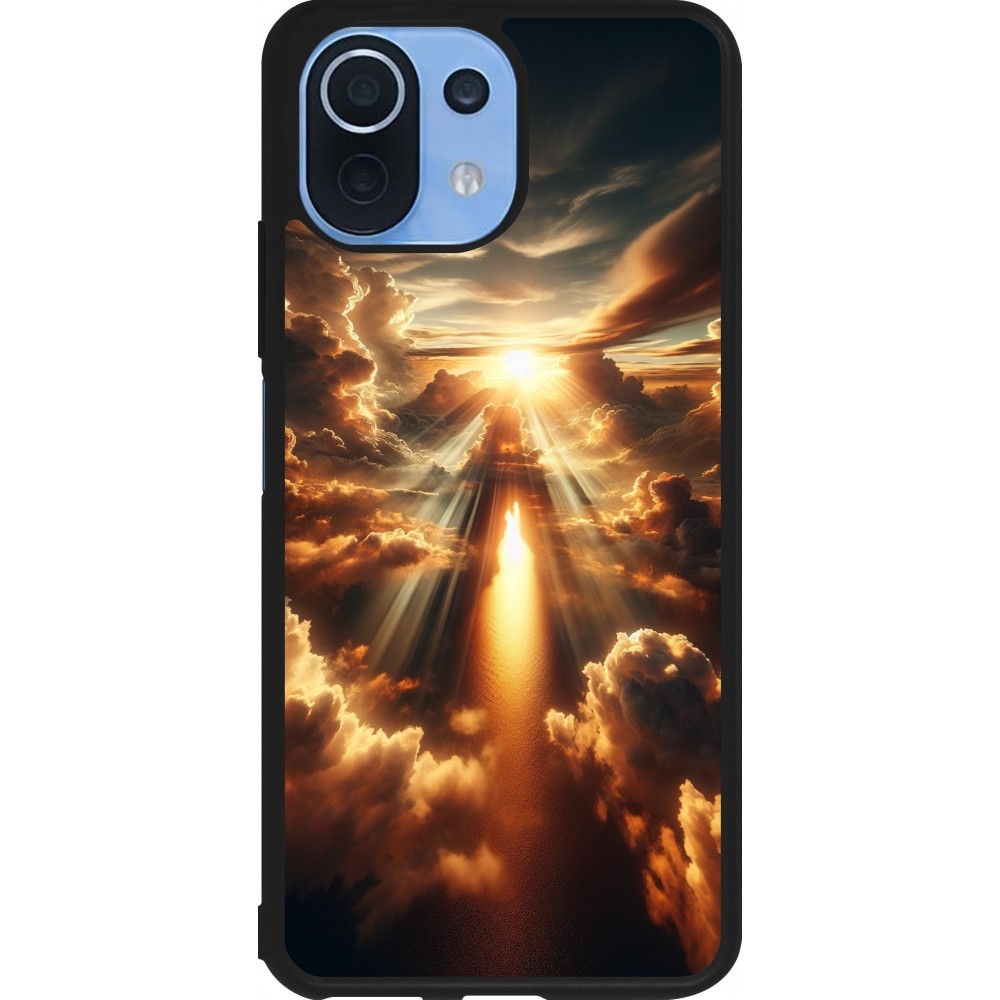 Xiaomi Mi 11 Lite 5G Case Hülle - Silikon schwarz Himmelsleuchten Zenit