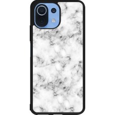 Coque Xiaomi Mi 11 Lite 5G - Silicone rigide noir Marble 01