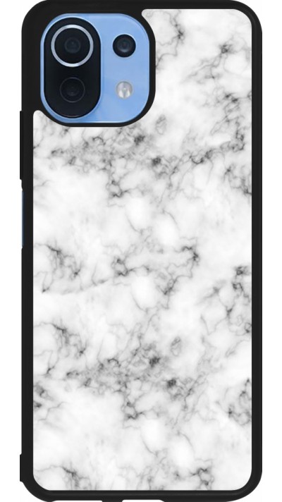 Xiaomi Mi 11 Lite 5G Case Hülle - Silikon schwarz Marble 01